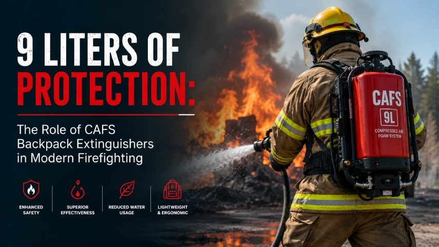 9 Liters of Protection: The Role of CAFS Backpack Extinguishers in Modern Firefighting