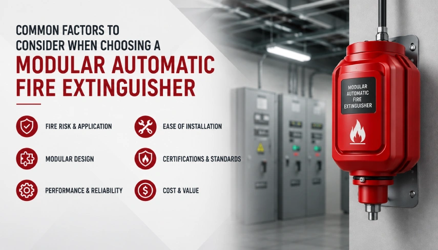 Common Factors to Consider When Choosing a Modular Automatic Fire Extinguisher