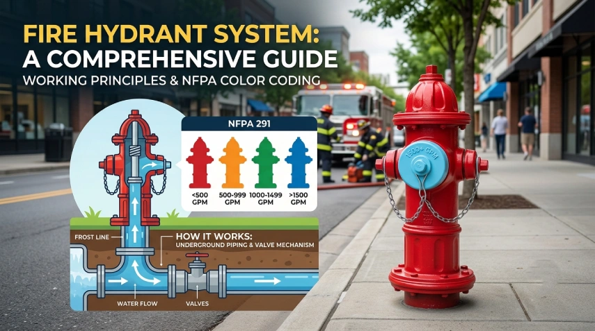 Fire Hydrant System: A Comprehensive Guide on Working & NFPA Color Coding