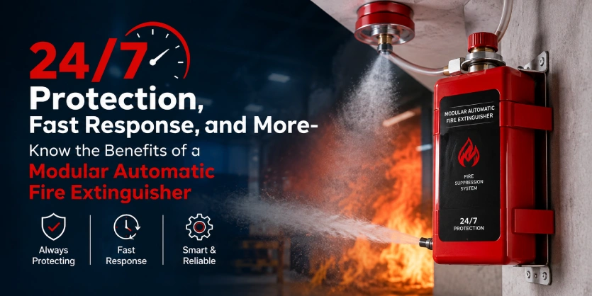 24/7 Protection, Fast Response, and More- Know the Benefits of a Modular Automatic Fire Extinguisher