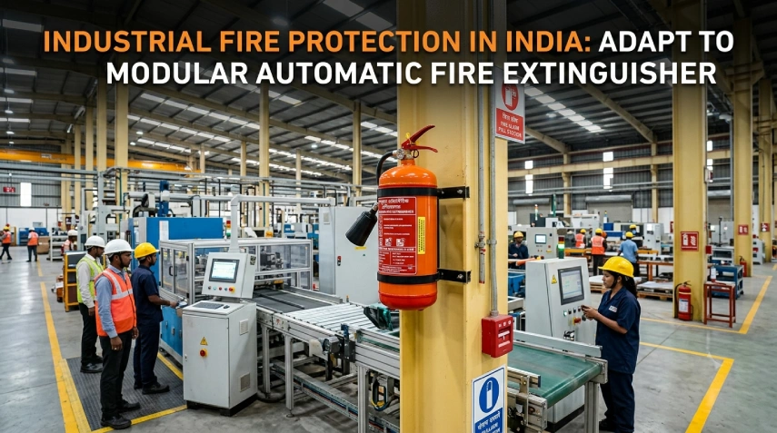 Industrial Fire Protection in India: Adapt to Modular Automatic Fire Extinguisher