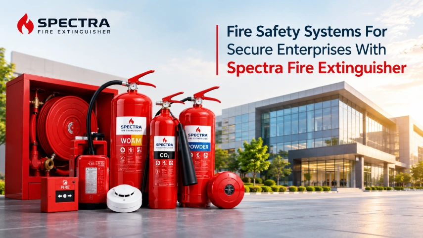 Fire Safety Systems For Secure Enterprises With Spectra Fire Extinguisher
