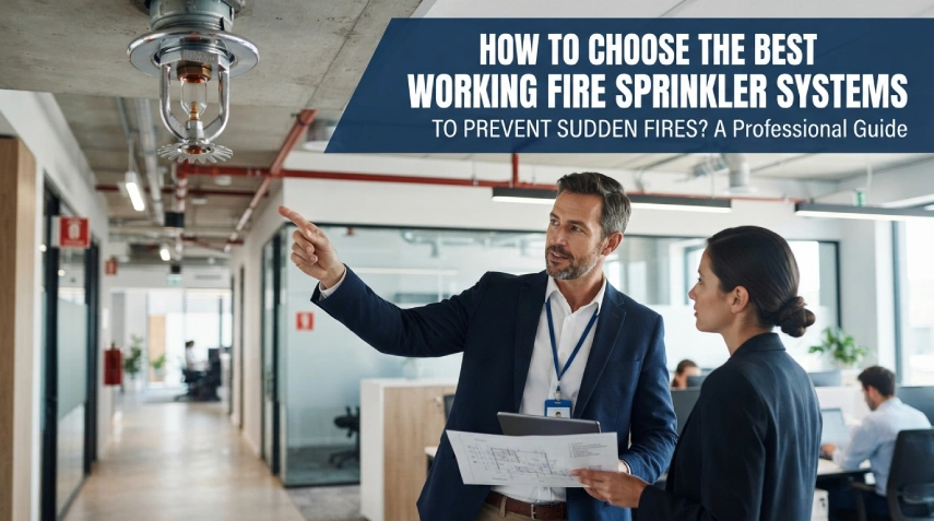 How to Choose the Best Working Fire Sprinkler Systems to Prevent Sudden Fires?